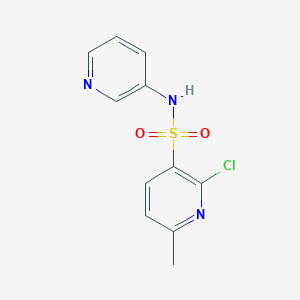 2-chloro-6-methyl-N-(pyridin-3-yl)pyridine-3-sulfonamide