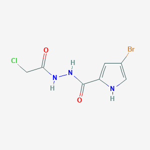 4-Bromo-N'-(2-chloroacetyl)-1H-pyrrole-2-carbohydrazide