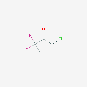 molecular formula C4H5ClF2O B2393949 1-Chloro-3,3-difluoro-butan-2-one CAS No. 63017-17-4
