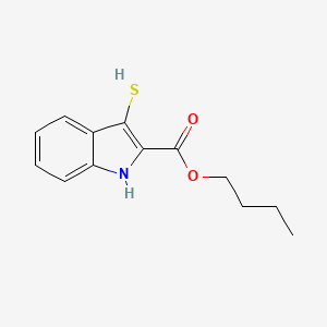 Butyl 3-sulfanyl-1H-indole-2-carboxylate