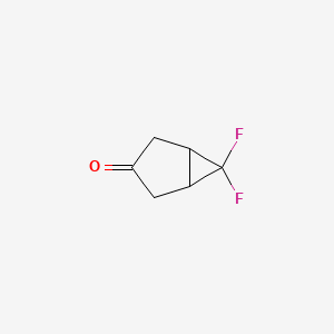 molecular formula C6H6F2O B2393969 6,6-Difluorobicyclo[3.1.0]hexan-3-one CAS No. 1393563-26-2