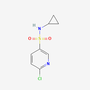 6-chloro-N-cyclopropylpyridine-3-sulfonamide