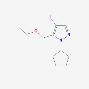 1-cyclopentyl-5-(ethoxymethyl)-4-iodo-1H-pyrazole