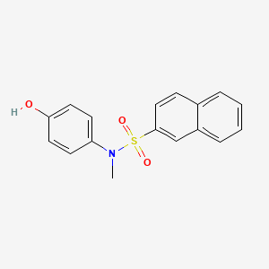 molecular formula C17H15NO3S B2394003 N-(4-hydroxyphenyl)-N-methylnaphthalene-2-sulfonamide CAS No. 790272-26-3