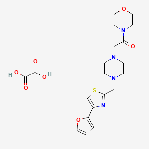2-(4-((4-(Furan-2-yl)thiazol-2-yl)methyl)piperazin-1-yl)-1-morpholinoethanone oxalate