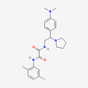 N1-(2-(4-(dimethylamino)phenyl)-2-(pyrrolidin-1-yl)ethyl)-N2-(2,5-dimethylphenyl)oxalamide