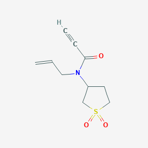 N-(1,1-Dioxothiolan-3-yl)-N-prop-2-enylprop-2-ynamide