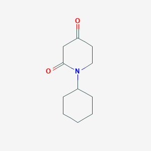 1-Cyclohexylpiperidine-2,4-dione
