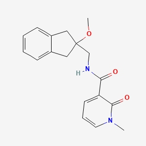 N-((2-methoxy-2,3-dihydro-1H-inden-2-yl)methyl)-1-methyl-2-oxo-1,2-dihydropyridine-3-carboxamide