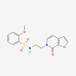 2-methoxy-N-(2-(7-oxofuro[2,3-c]pyridin-6(7H)-yl)ethyl)benzenesulfonamide