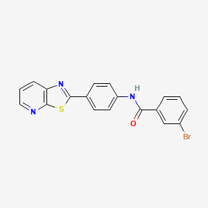 3-bromo-N-(4-(thiazolo[5,4-b]pyridin-2-yl)phenyl)benzamide
