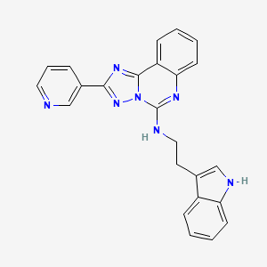 N-[2-(1H-indol-3-yl)ethyl]-2-pyridin-3-yl-[1,2,4]triazolo[1,5-c]quinazolin-5-amine