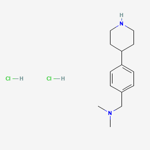 N,N-Dimethyl-1-(4-(piperidin-4-yl)phenyl)methanamine dihydrochloride