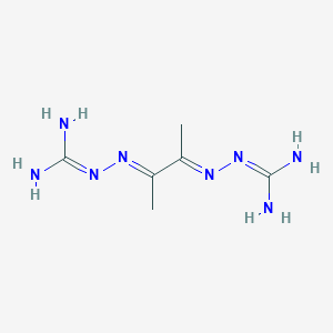 molecular formula C22H18N2O B239421 Dimethylglyoxal bis(guanylhydrazone) CAS No. 1945-67-1