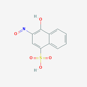 molecular formula C8H10N.Br B239423 1-Naphthalenesulfonic acid, 4-hydroxy-3-nitroso- CAS No. 1787-54-8