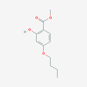 molecular formula C12H16O4 B2394278 Methyl 4-butoxy-2-hydroxybenzoate CAS No. 86840-96-2