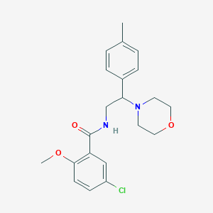 5-chloro-2-methoxy-N-(2-morpholino-2-(p-tolyl)ethyl)benzamide