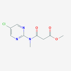 methyl 2-[(5-chloropyrimidin-2-yl)(methyl)carbamoyl]acetate