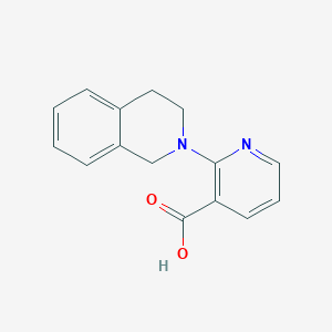 molecular formula C15H14N2O2 B2394351 2-[3,4-Dihydro-2(1H)-isoquinolinyl]nicotinic acid CAS No. 250739-09-4
