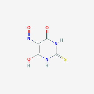 molecular formula C4H3N3O3S B2394399 2-thioxodihydropyrimidine-4,5,6(1H)-trione 5-oxime CAS No. 23036-77-3