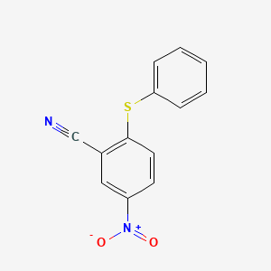 5-Nitro-2-(phenylthio)benzonitrile