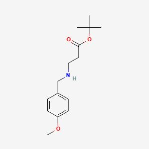 tert-Butyl 3-{[(4-methoxyphenyl)methyl]amino}propanoate
