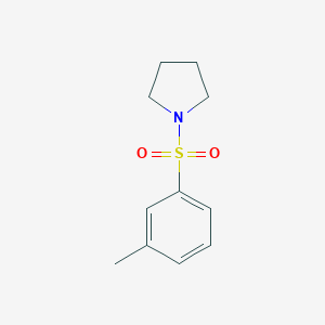 molecular formula C11H15NO2S B239446 1-(m-Tolylsulfonyl)pyrrolidine 