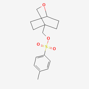 molecular formula C15H20O4S B2394464 2-Oxabicyclo[2.2.2]octan-4-ylmethyl 4-methylbenzenesulfonate CAS No. 1212021-22-1