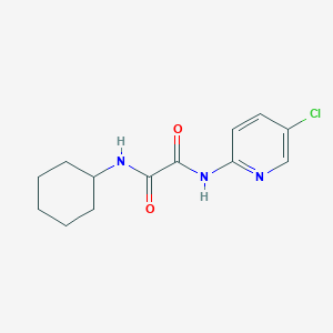 molecular formula C13H16ClN3O2 B2394477 N1-(5-氯吡啶-2-基)-N2-环己基草酰胺 CAS No. 920375-23-1