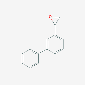 molecular formula C14H12O B2394513 2-(3-Phenylphenyl)oxirane CAS No. 171435-97-5