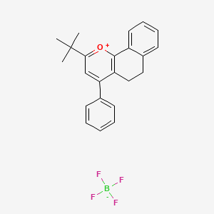 2-tert-Butyl-4-phenyl-5,6-dihydrobenzo[h]-chromenium tetrafluoroborate