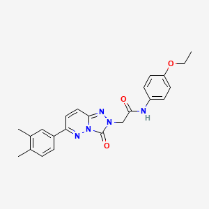 2-[6-(3,4-dimethylphenyl)-3-oxo-[1,2,4]triazolo[4,3-b]pyridazin-2-yl]-N-(4-ethoxyphenyl)acetamide
