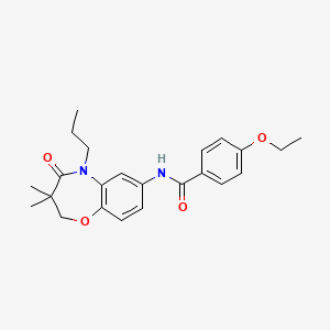 N-(3,3-dimethyl-4-oxo-5-propyl-2,3,4,5-tetrahydrobenzo[b][1,4]oxazepin-7-yl)-4-ethoxybenzamide