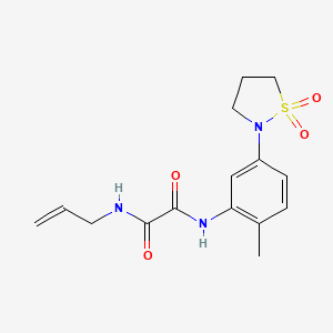 N1-allyl-N2-(5-(1,1-dioxidoisothiazolidin-2-yl)-2-methylphenyl)oxalamide