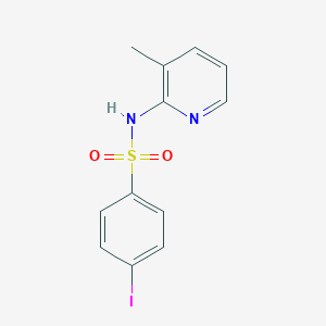 molecular formula C12H11IN2O2S B239460 4-iodo-N-(3-methyl-2-pyridinyl)benzenesulfonamide 