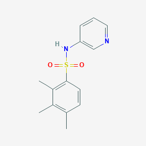 molecular formula C14H16N2O2S B239466 2,3,4-三甲基-N-(3-吡啶基)苯磺酰胺 