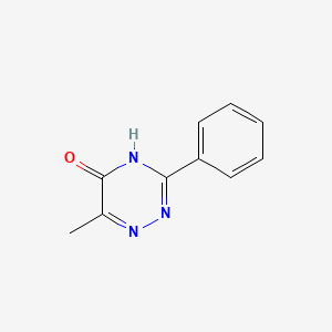 molecular formula C10H9N3O B2394676 6-Methyl-3-phenyl-1,2,4-triazin-5-ol CAS No. 33449-34-2