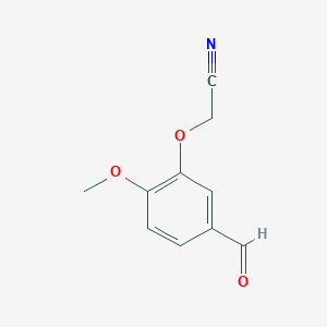 2-(5-Formyl-2-methoxyphenoxy)acetonitrile