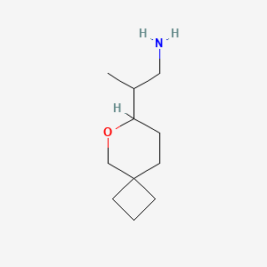 B2394729 2-(6-Oxaspiro[3.5]nonan-7-yl)propan-1-amine CAS No. 2248401-67-2