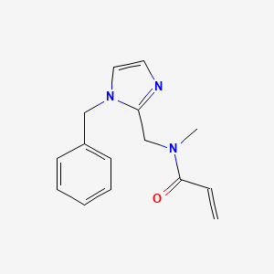B2394733 N-[(1-benzyl-1H-imidazol-2-yl)methyl]-N-methylprop-2-enamide CAS No. 2094548-04-4