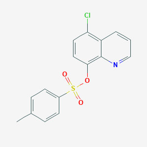 molecular formula C16H12ClNO3S B239476 5-Chloro-8-(tosyloxy)quinoline 