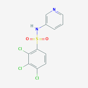 molecular formula C11H7Cl3N2O2S B2394763 3-Pyridyl[(2,3,4-trichlorophenyl)sulfonyl]amine CAS No. 332388-67-7