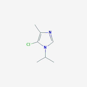 molecular formula C7H11ClN2 B2394764 5-chloro-1-isopropyl-4-methyl-1H-imidazole CAS No. 1856046-65-5