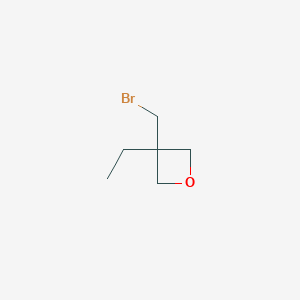 molecular formula C6H11BrO B2394767 3-(Bromomethyl)-3-ethyloxetane CAS No. 2951-87-3