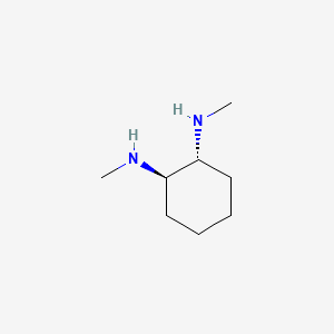 molecular formula C8H18N2 B2394788 (1R,2R)-(-)-N,N'-Dimethylcyclohexane-1,2-diamine CAS No. 68737-65-5