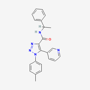 2-(4-methoxyphenyl)-N-{[5-(morpholin-4-ylsulfonyl)-2-thienyl]methyl}acetamide