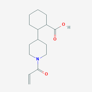 2-(1-Prop-2-enoylpiperidin-4-yl)cyclohexane-1-carboxylic acid