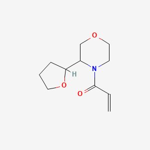 1-[3-(Oxolan-2-yl)morpholin-4-yl]prop-2-en-1-one