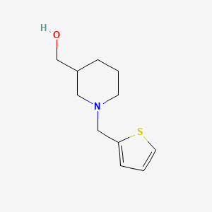 [1-(Thiophen-2-ylmethyl)piperidin-3-yl]methanol