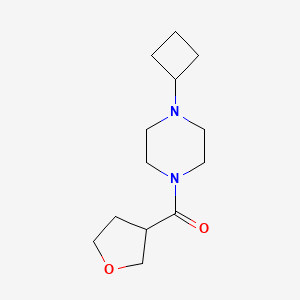 (4-Cyclobutylpiperazin-1-yl)(tetrahydrofuran-3-yl)methanone